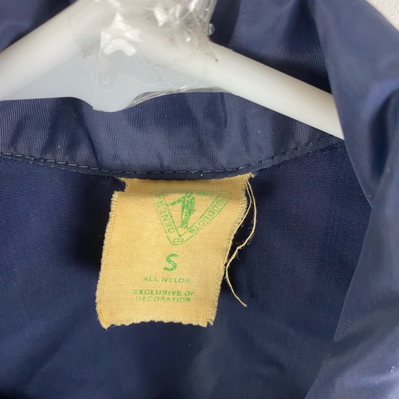 VTG General Athletic Products 50s/60s USA nylon Delta Zeta Greek windbreaker S - Picture 5 of 6